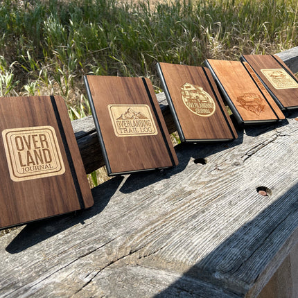 AppleTree Collective Handcrafted Journals | Real Wood Prompted Journals | Overlanding & Hiking Journals