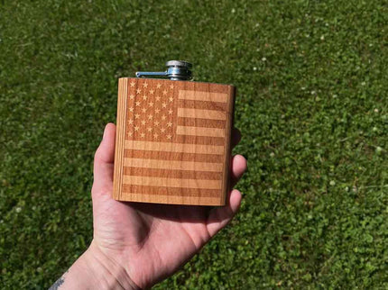 American Flag Flask by AppleTree Co.