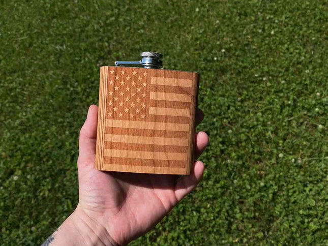 American Flag Flask by AppleTree Co.