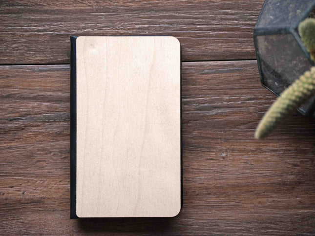 Pocket Notebook American Hardwoods Pocket Notebook, Autumn Woods Collective, Custom Wooden Gifts