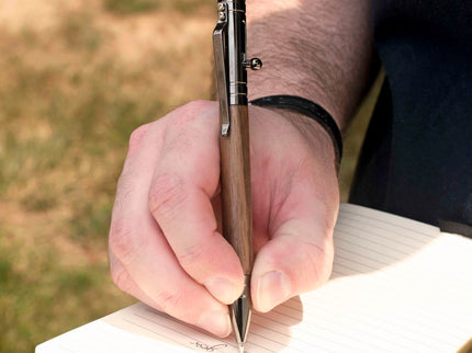 Ballpoint Pen Bolt Action Tech Pen, AppleTree Collective, Custom Wooden Gifts