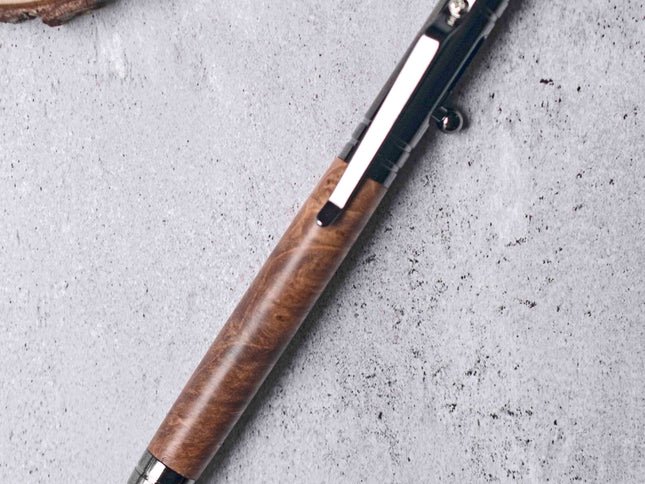 Ballpoint Pen Bolt Action Tech Pen, AppleTree Collective, Custom Wooden Gifts