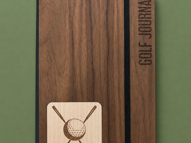 Prompted Journals Prompted Golf Journal, AppleTree Collective, Custom Wooden Gifts