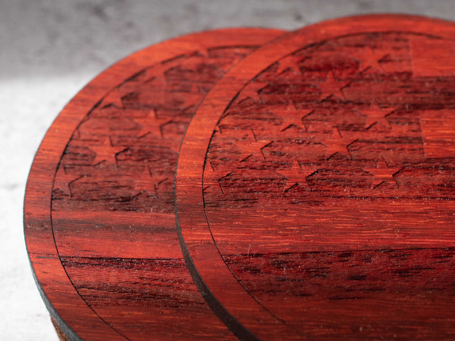 American Flag Coasters