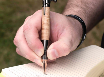 Ballpoint Pen Bolt Action Wooden Pen, AppleTree Collective, Custom Wooden Gifts