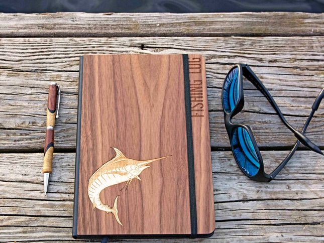 Prompted Journals Prompted Fishing Journal, AppleTree Collective, Custom Wooden Gifts