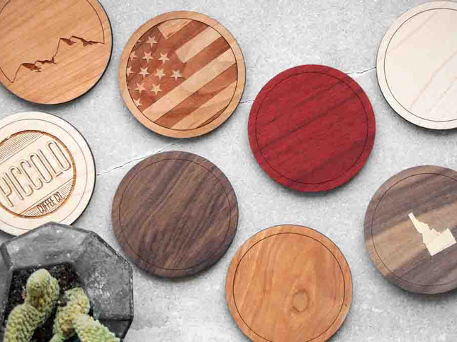 Solid Wood Coasters