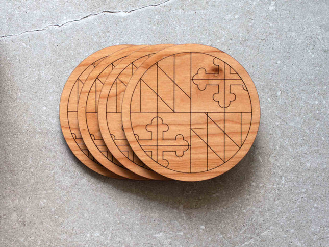 Maryland Flag Coasters
