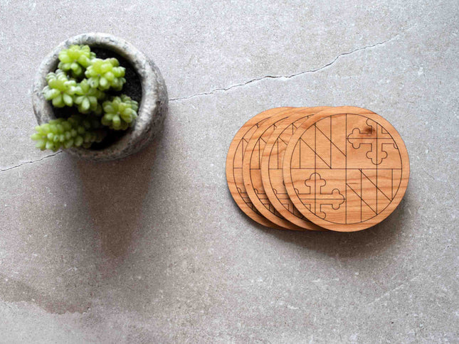 Maryland Flag Coasters