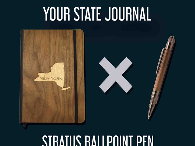 Notebook Your State Notebook, AppleTree Collective, Custom Wooden Gifts