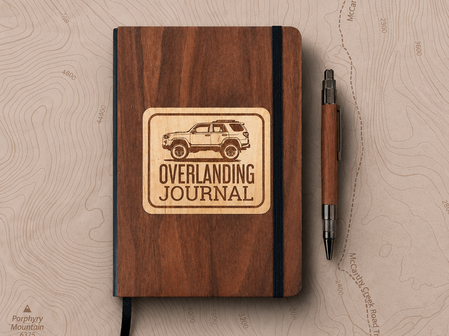 Prompted Journals Prompted Overlanding Journal, AppleTree Collective, Custom Wooden Gifts