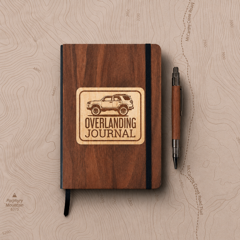 Prompted Journals Prompted Overlanding Journal, AppleTree Collective, Custom Wooden Gifts