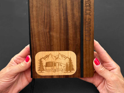 Prompted Journals Prompted Camping Journal, AppleTree Collective, Custom Wooden Gifts