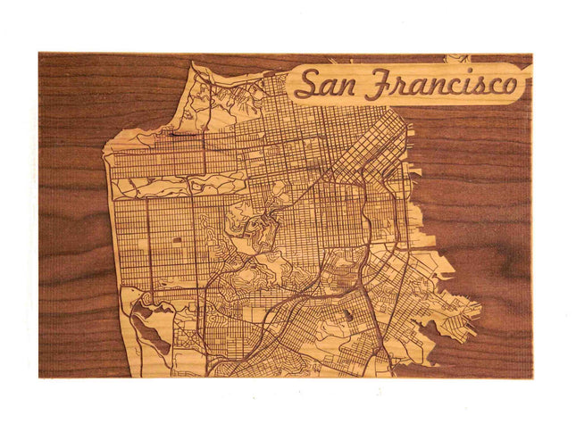 City Map Wall Art