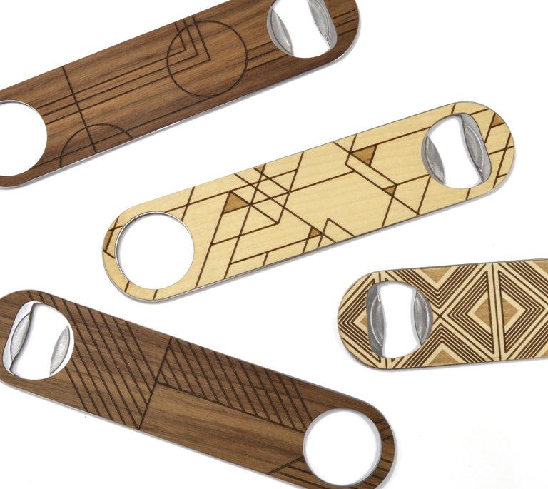 Corporate Gift Mountain Bottle Opener, AppleTree Collective, Custom Wooden Gifts