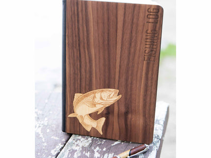 Prompted Journals Prompted Fishing Journal, AppleTree Collective, Custom Wooden Gifts