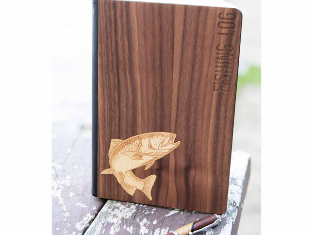 Prompted Journals Prompted Fishing Journal, AppleTree Collective, Custom Wooden Gifts