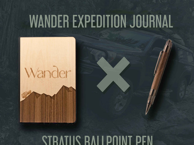 Notebook Wander Notebook, AppleTree Collective, Custom Wooden Gifts