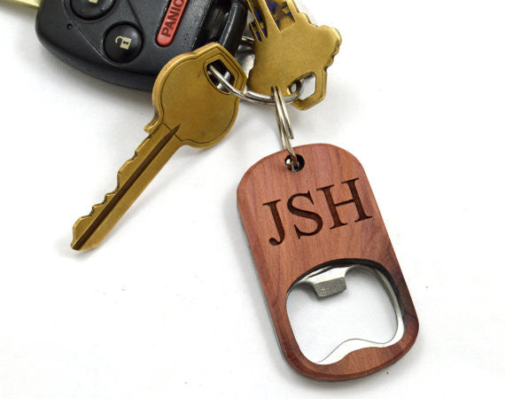 Desert Cactus Bottle Opener Keychain