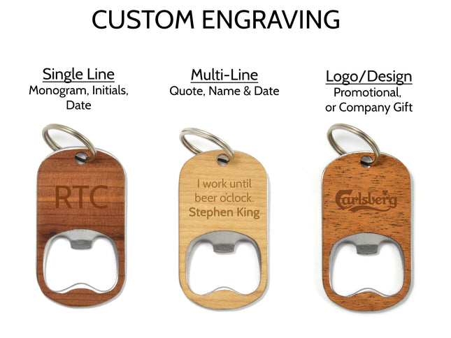 Custom Keychain Opener - Autumn Woods Co.