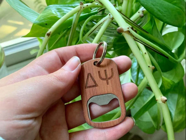 Keychain Opener Custom Keychain Opener, Autumn Woods Collective, Custom Wooden Gifts