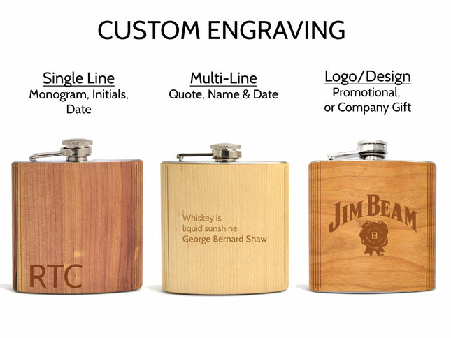 Custom Flask - Autumn Woods Co.