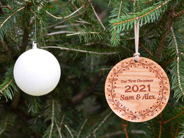 Handmade Wreath Holiday Ornament - Autumn Woods Co.