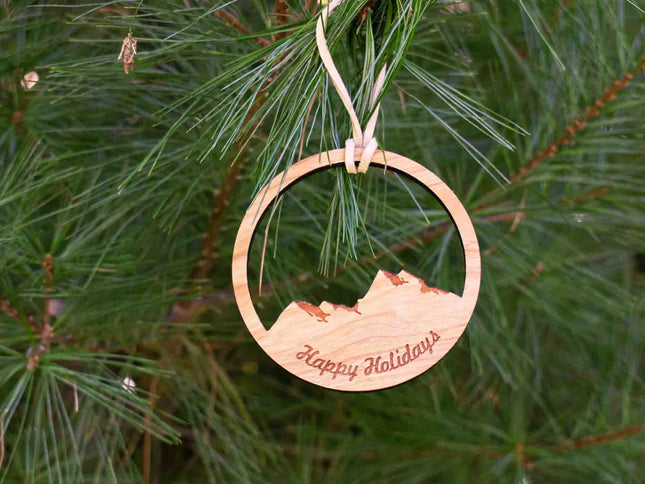 Mountain Holiday Ornament - Autumn Woods Co.