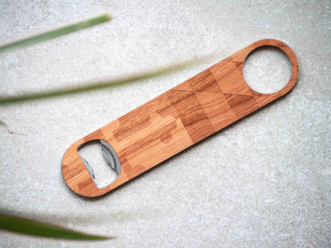 Maryland Flag Wood Bottle Opener - Autumn Woods Co.