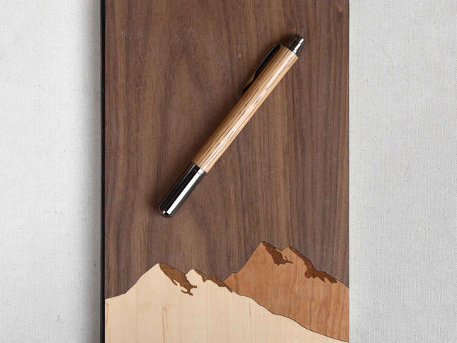 Fountain or Rollerball Handcrafted Equinox Rollerball Pen, Autumn Woods Collective, Custom Wooden Gifts