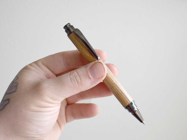 Fountain or Rollerball Handcrafted Equinox Rollerball Pen, Autumn Woods Collective, Custom Wooden Gifts