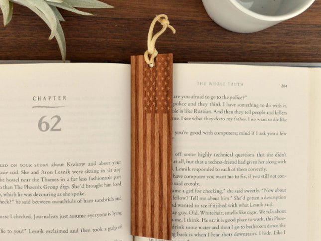 American Flag Bookmark by Autumn Woods Collective | Custom Birthday Gift | Anniversary Gift