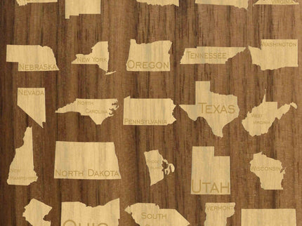 Your State Wine Stopper - Autumn Woods Co.